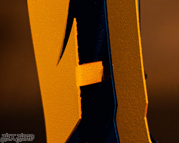 West Virginia "MOUNTAINEER" 3D Metal Artwork