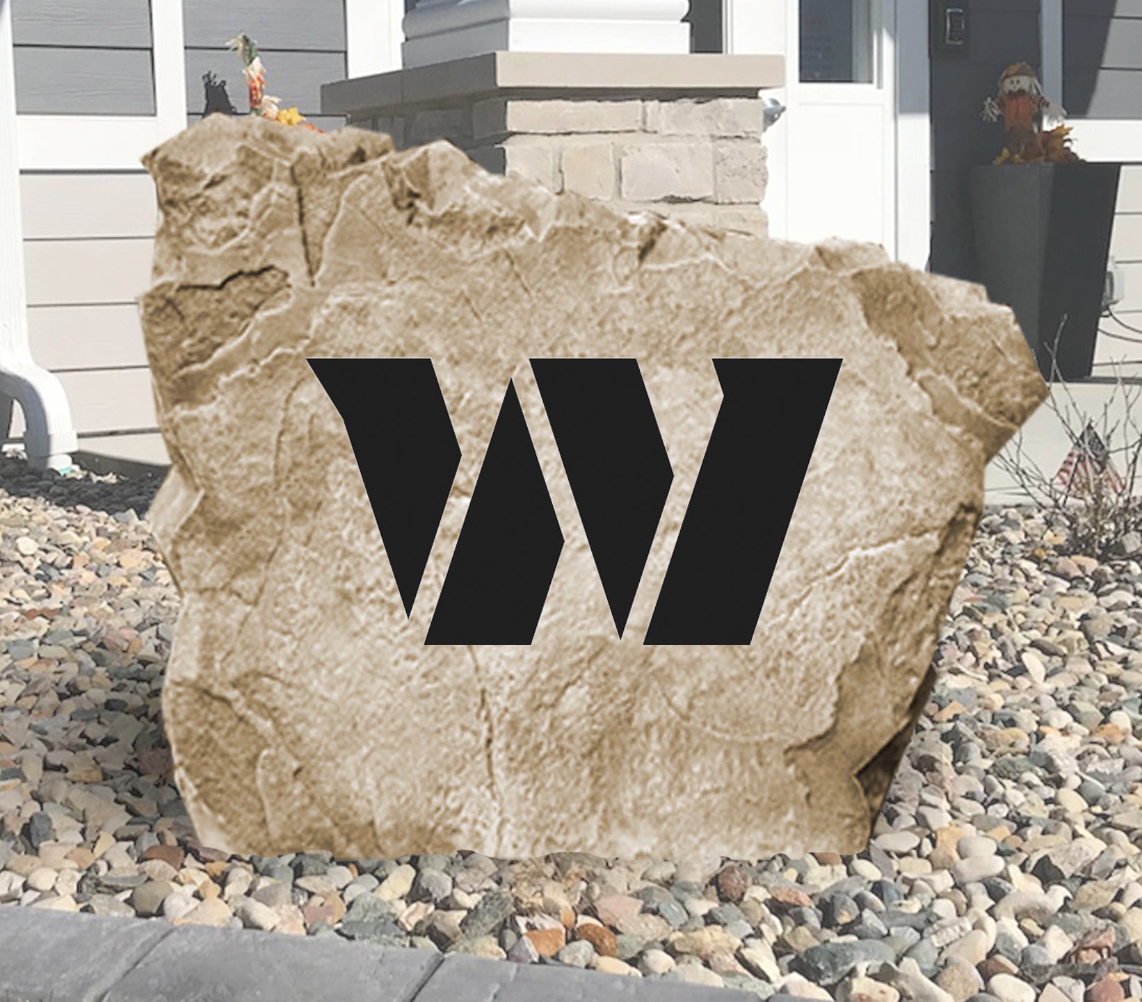 Washington Commanders Design-A-Stone Landscape Art