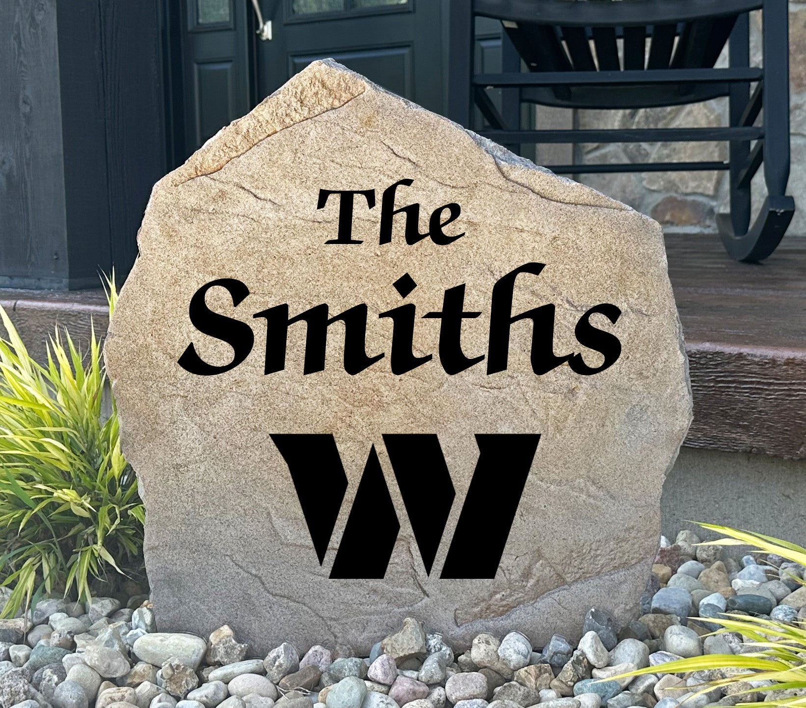 Washington Commanders Design-A-Stone Landscape Art Family Name