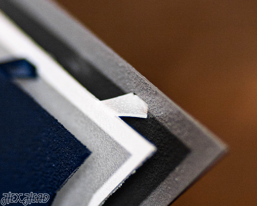 Xavier "X" 3D Vintage Metal Artwork