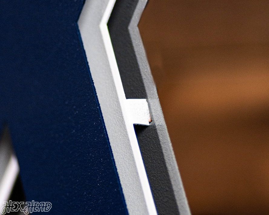 Xavier "X" 3D Vintage Metal Artwork