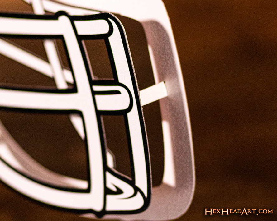 Kansas City Chiefs BLITZ Collection - 8 Layer Helmet 3D Vintage Metal Wall Art