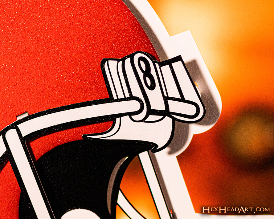 Kansas City Chiefs BLITZ Collection - 8 Layer Helmet 3D Vintage Metal Wall Art