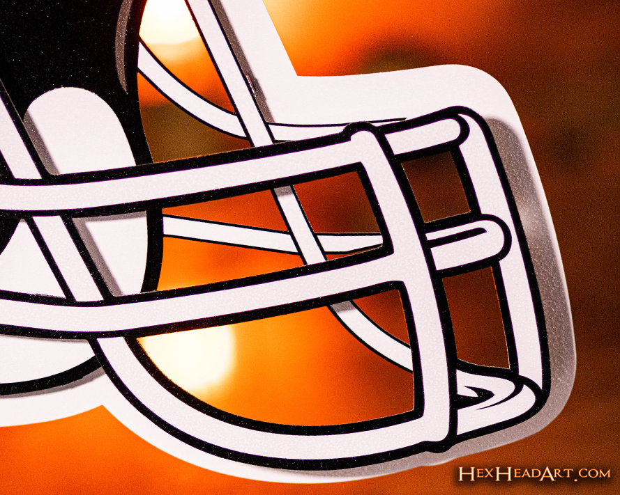 Kansas City Chiefs BLITZ Collection - 8 Layer Helmet 3D Vintage Metal Wall Art