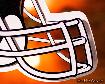 Kansas City Chiefs BLITZ Collection - 8 Layer Helmet 3D Vintage Metal Wall Art