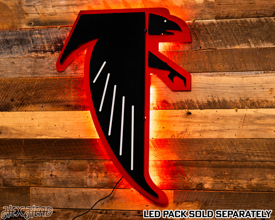 Atlanta Falcons RETRO "Dirty Bird" 3D Vintage Metal Wall Art