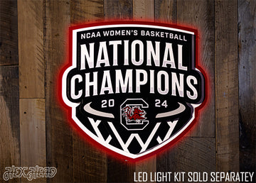 Close Out -- South Carolina Gamecocks 2024 National Champions 3D Metal Wall Art