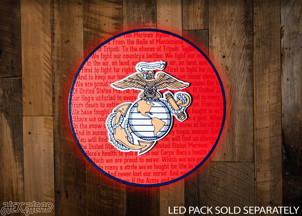 United States Marines Corps CRAFT SERIES 3D Embossed Metal Wall Art
