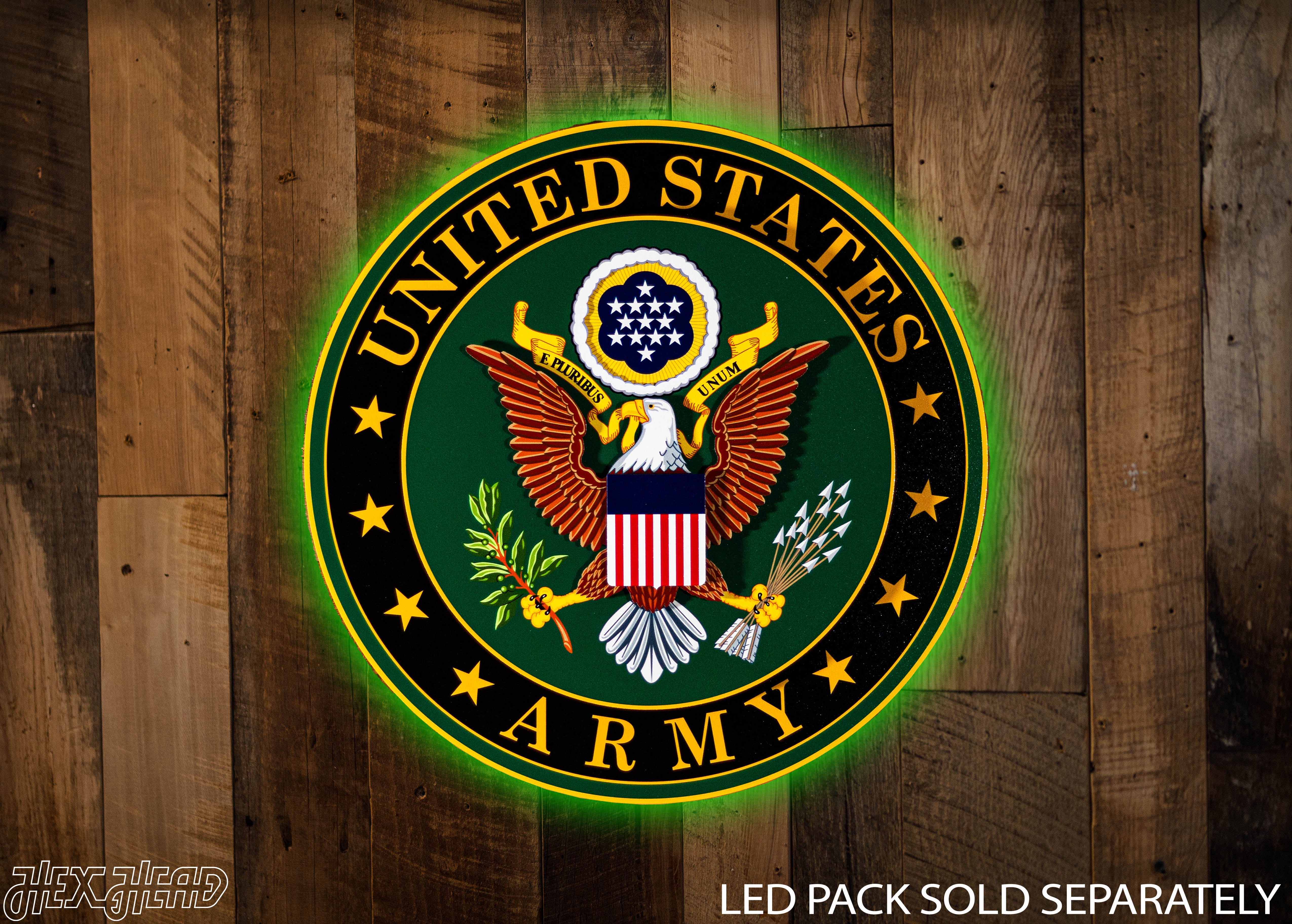 United States Army Seal 3D Vintage Metal Wall Art