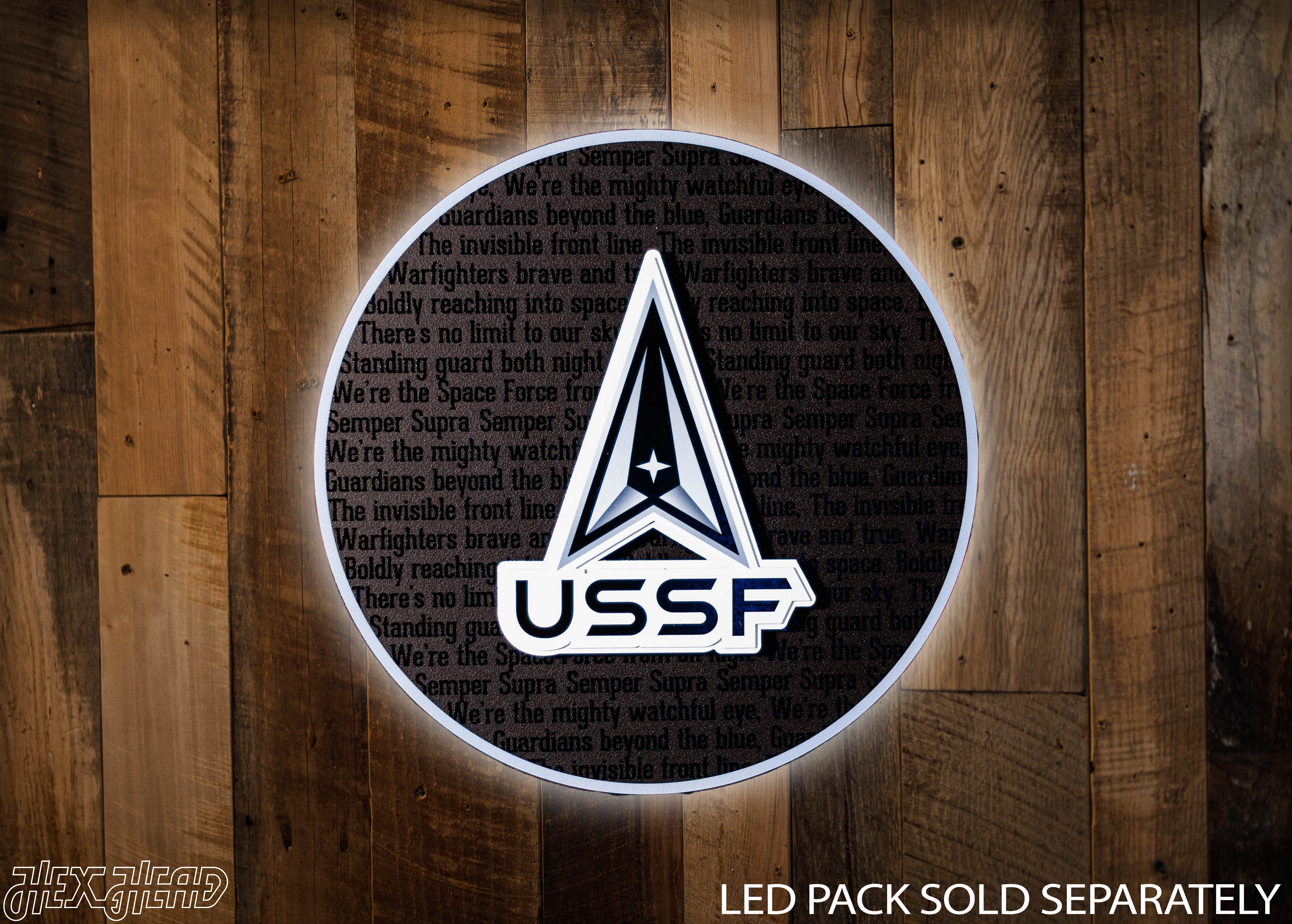 United States Space Force CRAFT SERIES 3D Embossed Metal Wall Art