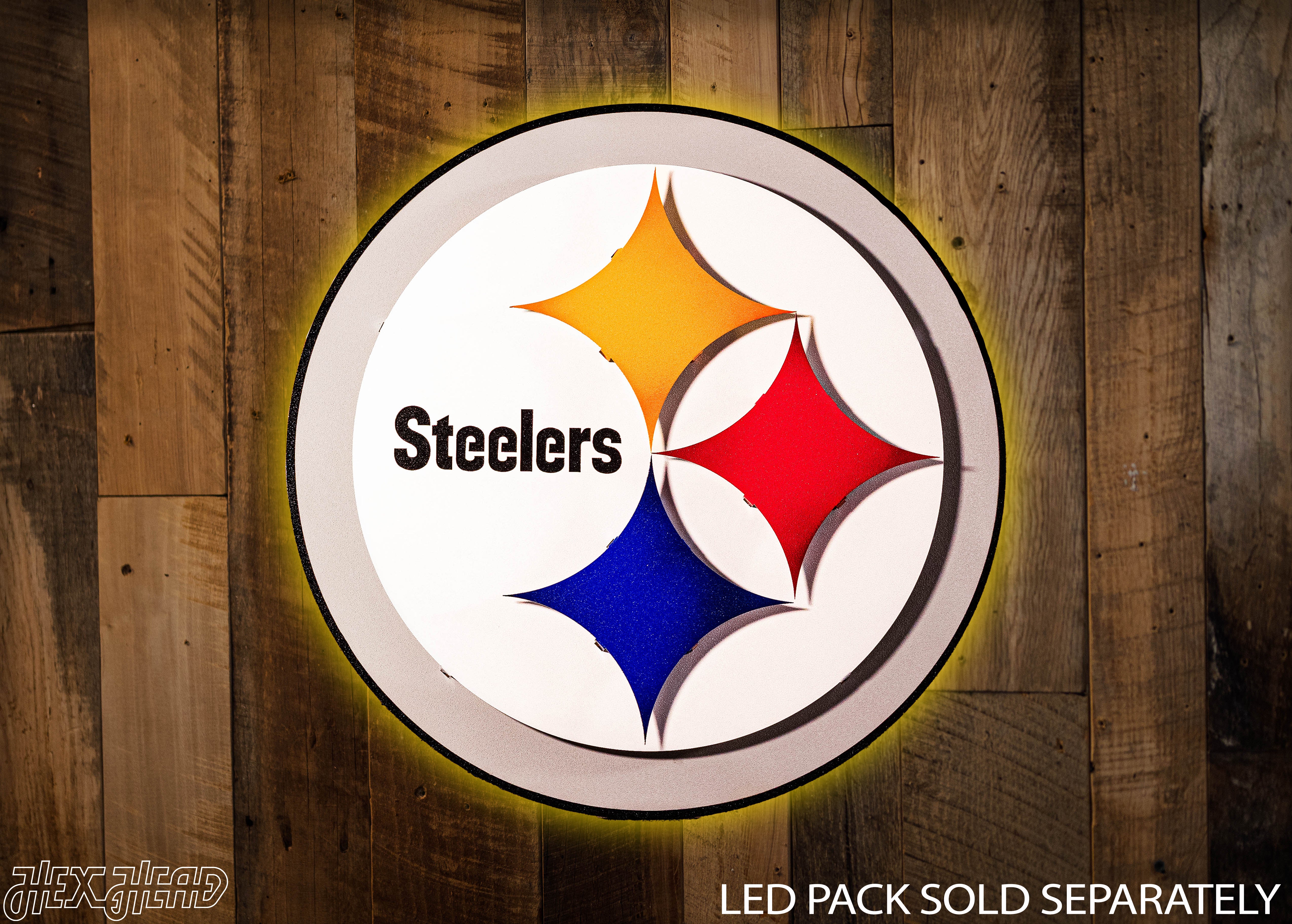 Pittsburgh Steelers "Steelmark" 3D Vintage Metal Wall Art