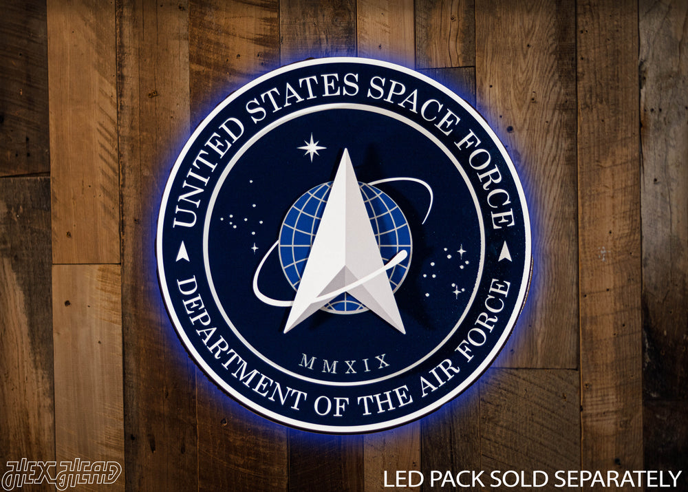 United States Space Force Seal 3D Vintage Metal Wall Art