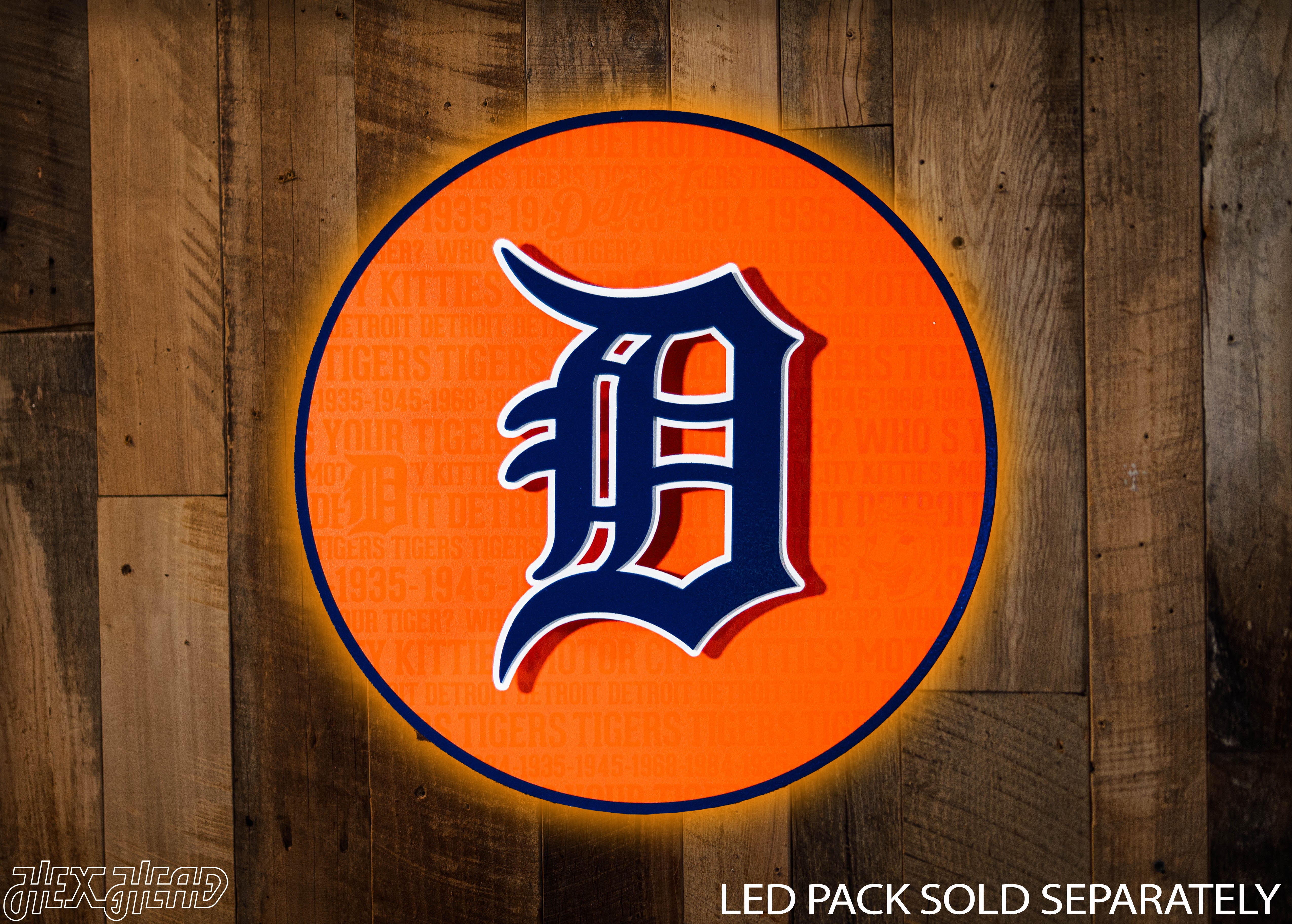 Detroit Tigers CRAFT SERIES 3D Embossed Metal Wall Art