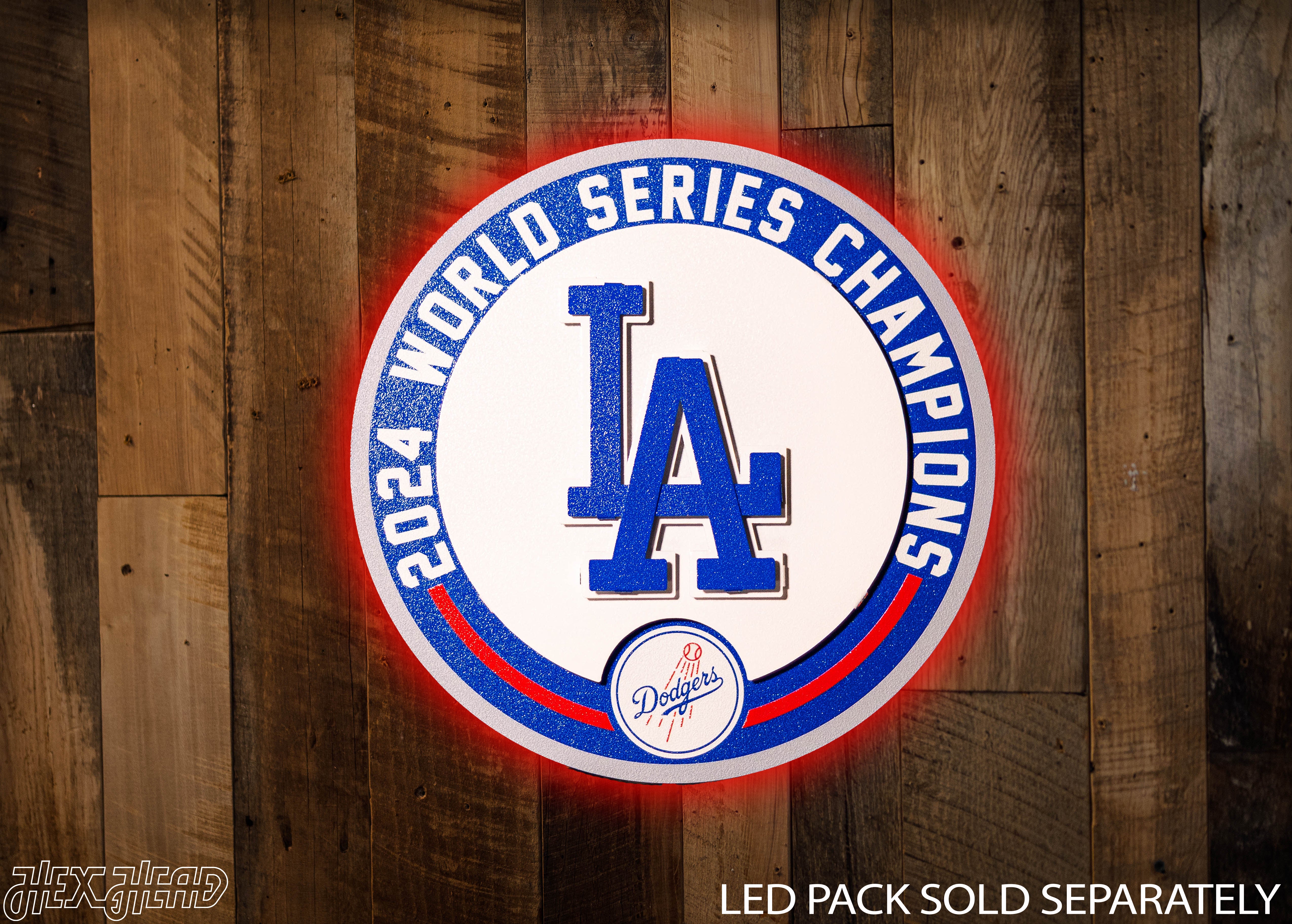 Los Angeles Dodgers 2024 World Series GIFT COLLECTION 3D Metal Wall Art