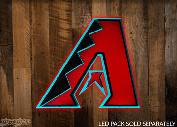 Arizona Diamondbacks 3D Vintage Metal Wall Art