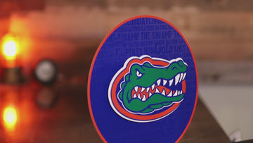 Florida Gators CRAFT SERIES 3D Vintage Metal Wall Art