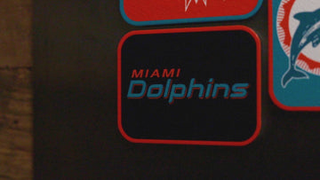 Miami Dolphins - SET of 3 Magnets