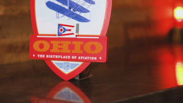 Ohio State Badge 3D Metal Wall Art