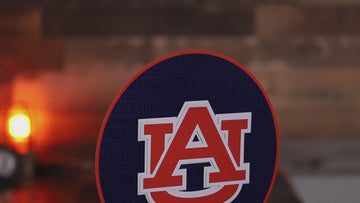 Auburn Tigers 3D CRAFT SERIES Embossed Metal Wall Art