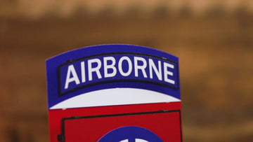 US Army 82nd Airborne "AA" Patch 3D Metal Wall Art