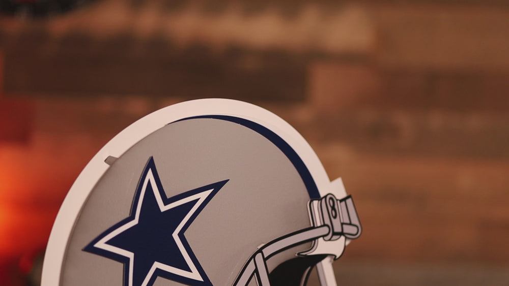 Dallas Cowboys BLITZ Collection - 8 Layer Helmet 3D Vintage Metal Wall Art