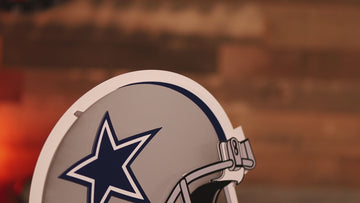 Dallas Cowboys BLITZ Collection - 8 Layer Helmet 3D Vintage Metal Wall Art