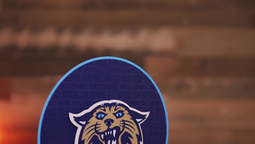 Villanova Wildcats CRAFT SERIES 3D Embossed Metal Wall Art