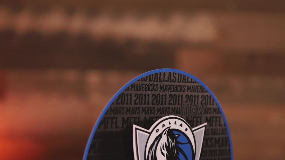 Dallas Mavericks CRAFT SERIES 3D Embossed Metal Wall Art
