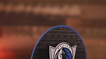Dallas Mavericks CRAFT SERIES 3D Embossed Metal Wall Art