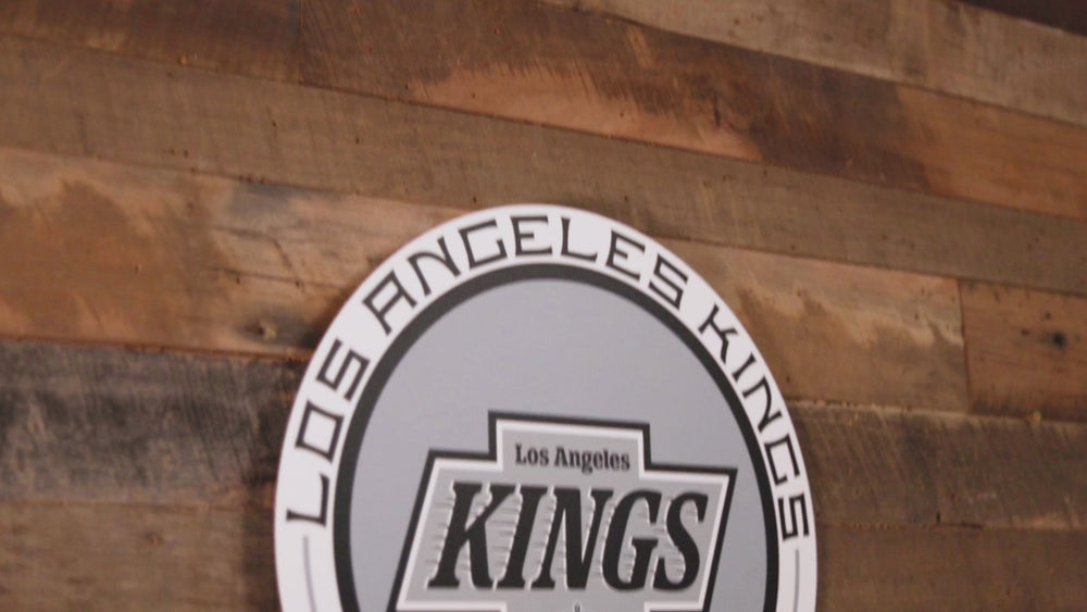 VARSITY Collection — Single Layer Los Angeles Kings Metal Wall Art