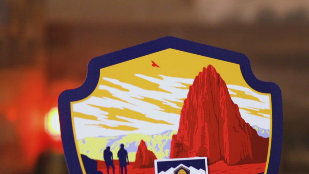 Utah State Badge 3D Metal Wall Art