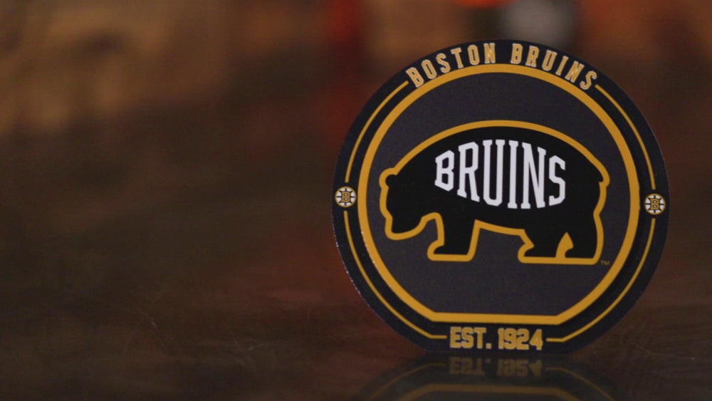 Boston Bruins "Double Play" On the Shelf or on the Wall Art