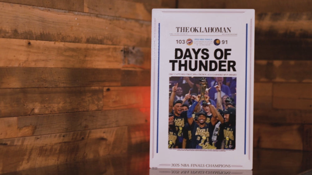 Oklahoman City Thunder 2025 NBA Finals Front Page - JUNE 22, 2025
