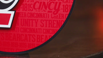 Cincinnati Bearcats CRAFT SERIES 3D Embossed Metal Wall Art