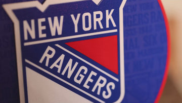 New York Rangers CRAFT SERIES 3D Embossed Metal Wall Art