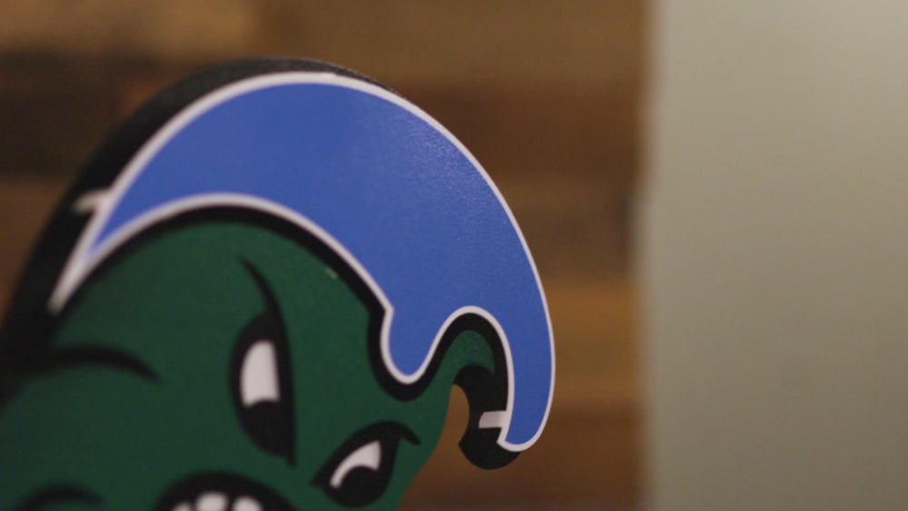 Tulane Green Wave 3D Artwork