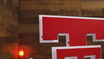 Texas Tech Red Raiders "DOUBLE T" 3D Metal Wall Art