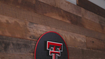 Texas Tech CRAFT SERIES 3D Embossed Metal Wall Art