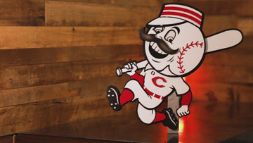 Cincinnati Reds Mr. Red 3D Metal Wall Art