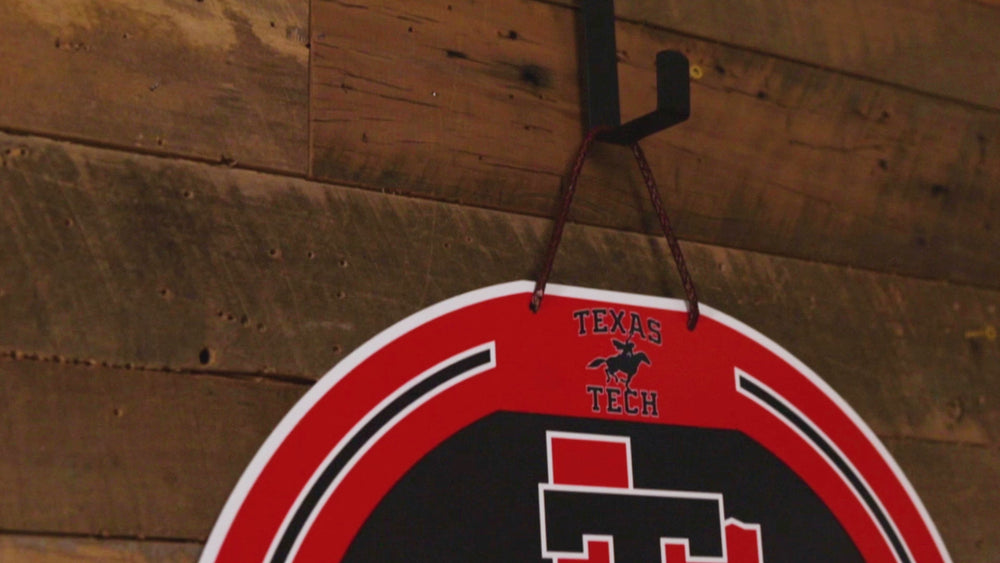 Texas Tech Red Raiders Personalized Monogram Metal Art
