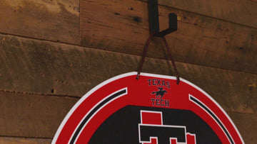 Texas Tech Red Raiders Personalized Monogram Metal Art