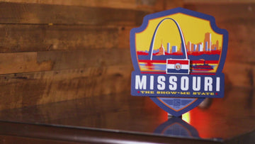Missouri State Badge 3D Metal Wall Art