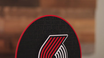 Portland Trail Blazers CRAFT SERIES 3D Embossed Metal Wall Art