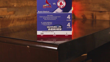 Boston Red Sox 2004 World Series Ticket Stub Single Layer Metal Wall Art