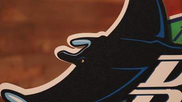 Tampa Bay Rays "1998" Cooperstown 3D Metal Wall Art