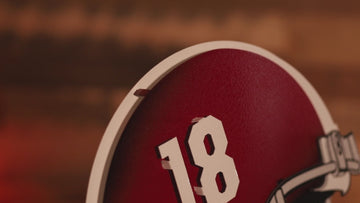 Alabama Crimson Tide BLITZ COLLECTION - 8 LAYER 3D Metal Wall Art