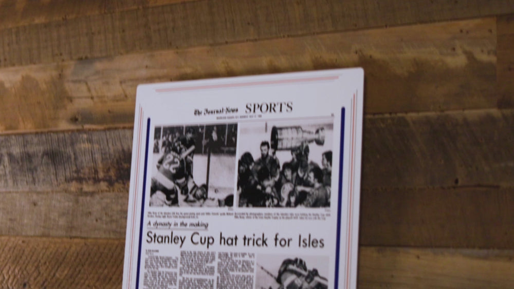 The Journal News Islanders 1982 STANLEY CUP Front Page - MAY 17, 1982