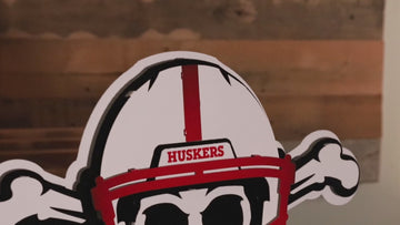 Nebraska Huskers "BLACKSHIRTS" 3D Vintage Metal Wall Art