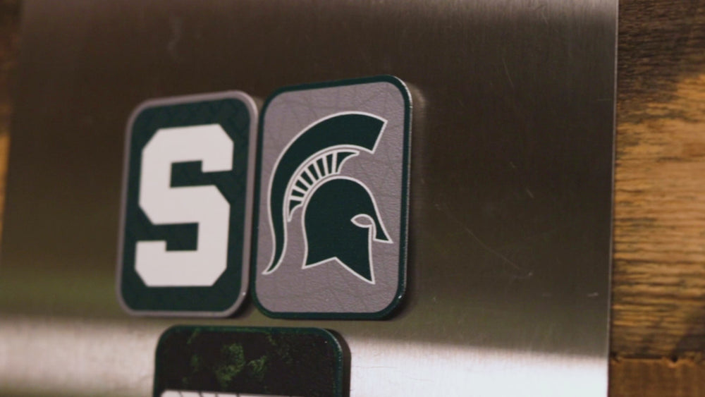 Michigan State Spartans - SET of 3 Magnets