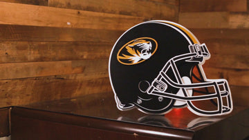 Missouri Tigers BLITZ COLLECTION - 8 LAYER Helmet 3D Metal Wall Art